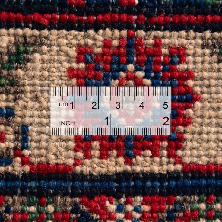 Detail image of 2' 9 x 4' 2 Hand Knotted Kazak Rug