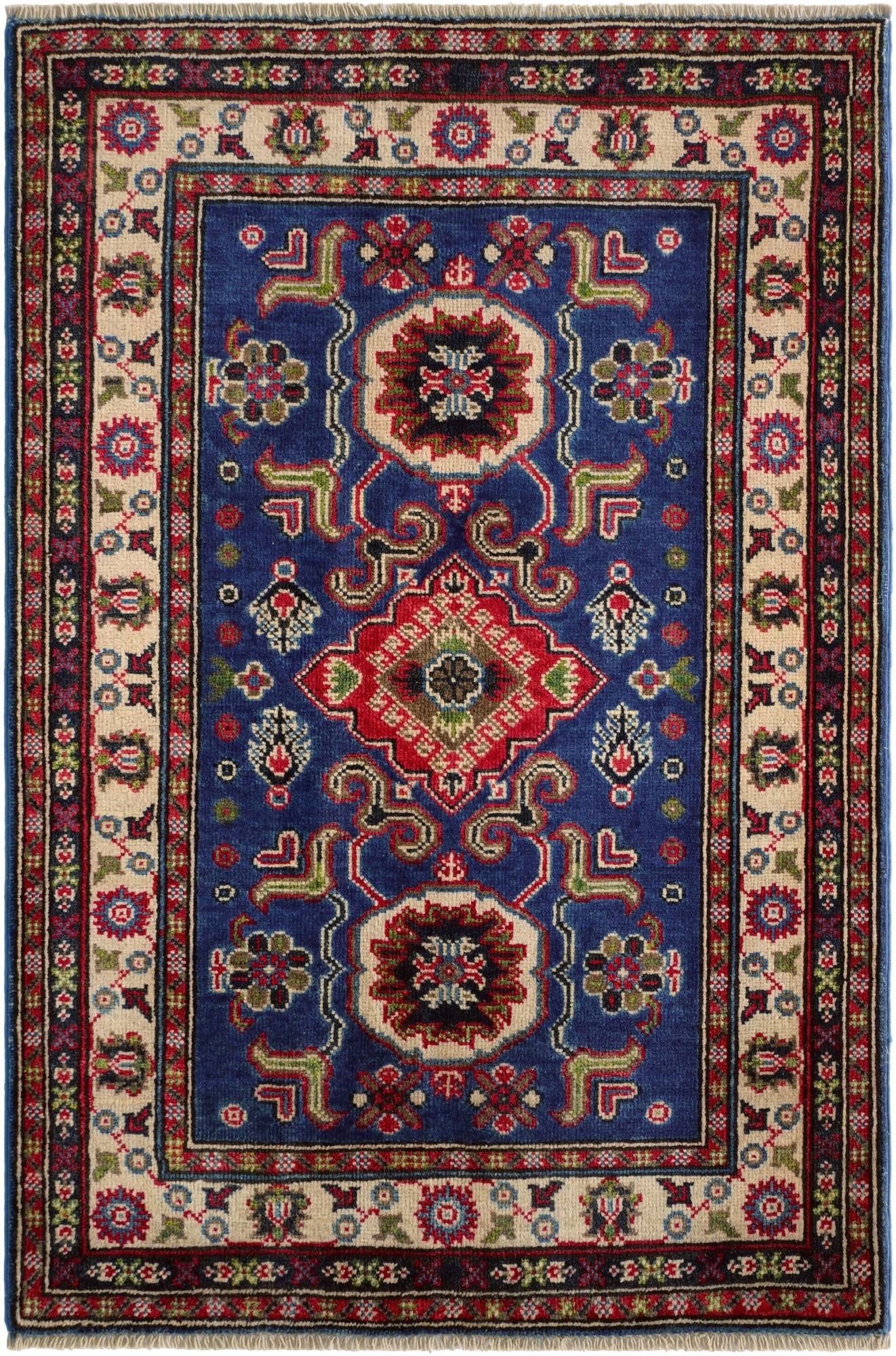 2' 9 x 4' 2 Hand Knotted Kazak Rug