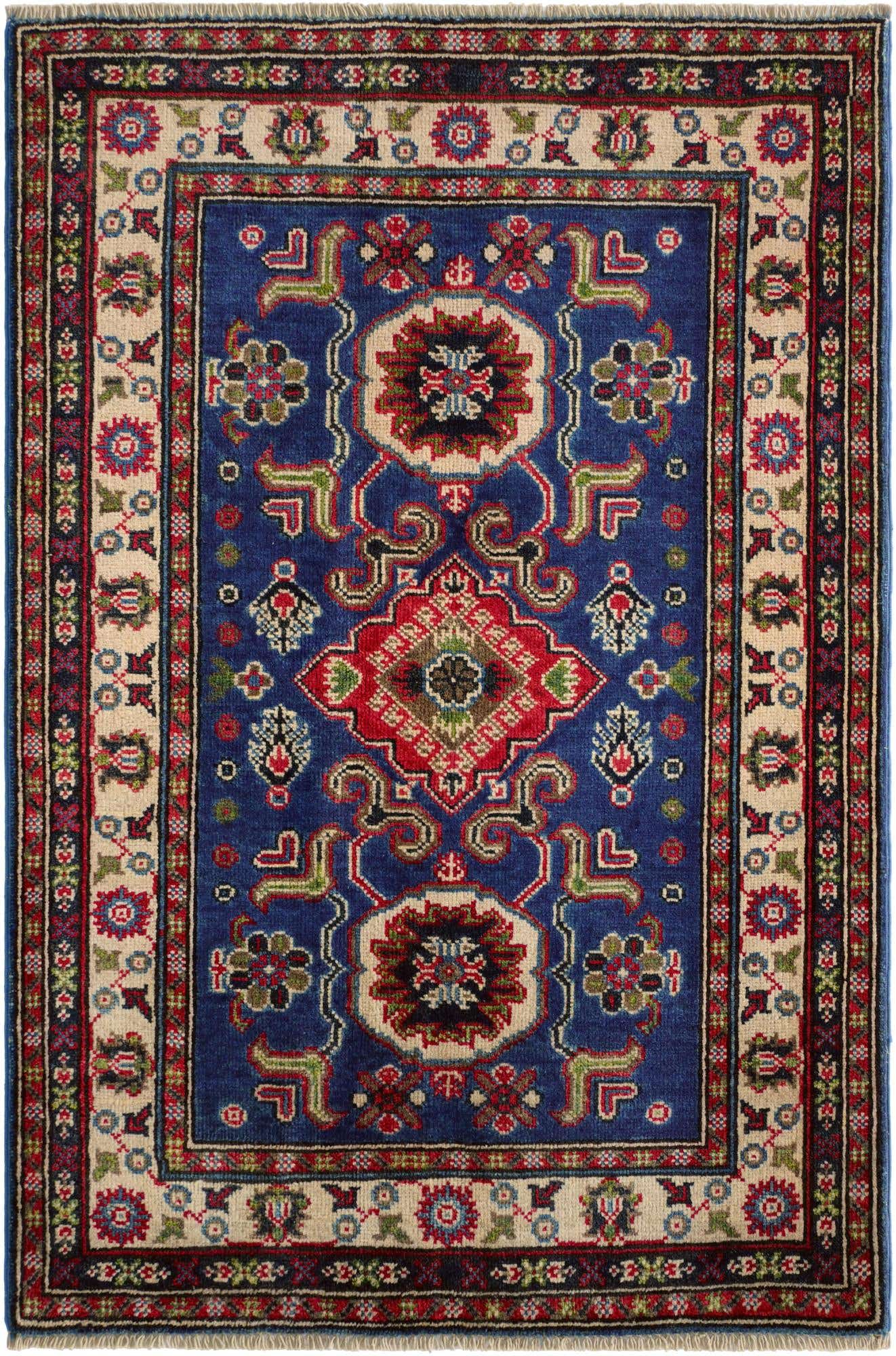 2' 9 x 4' 2 Hand Knotted Kazak Rug