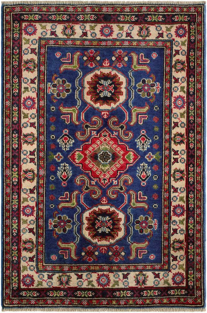2' 9 x 4' 2 Hand Knotted Kazak Rug