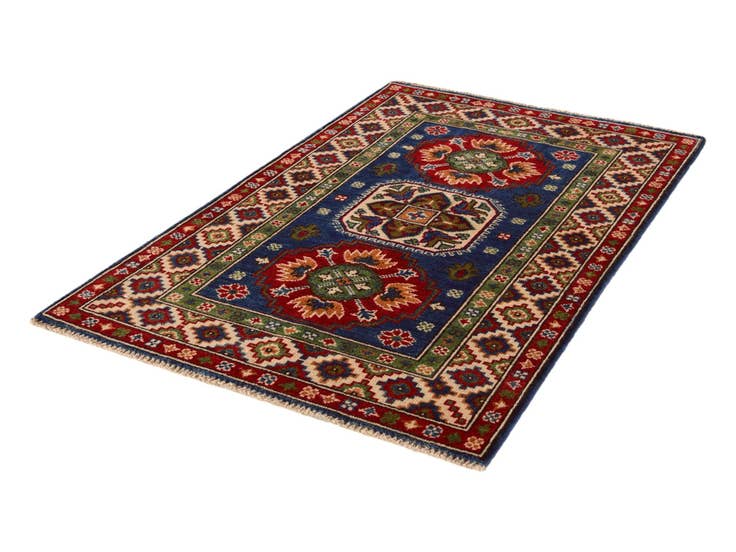 Detail image of 2' 8 x 4' 2 Hand Knotted Kazak Rug