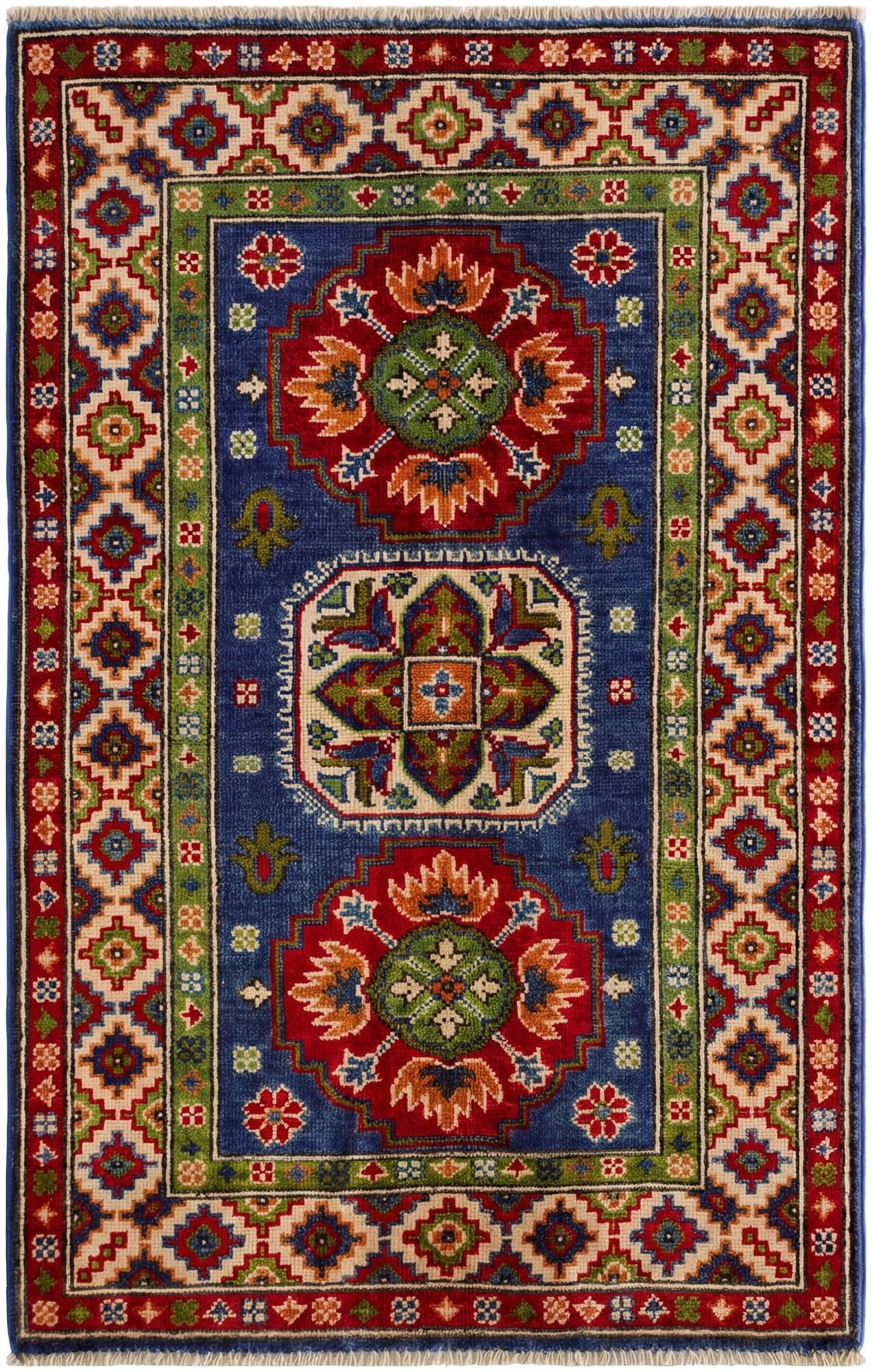 2' 8 x 4' 2 Hand Knotted Kazak Rug
