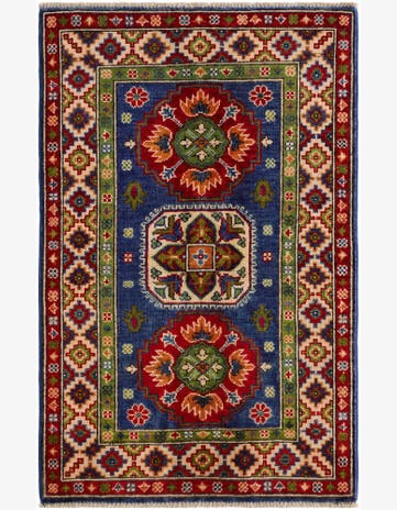 2' 8 x 4' 2 Hand Knotted Kazak Rug