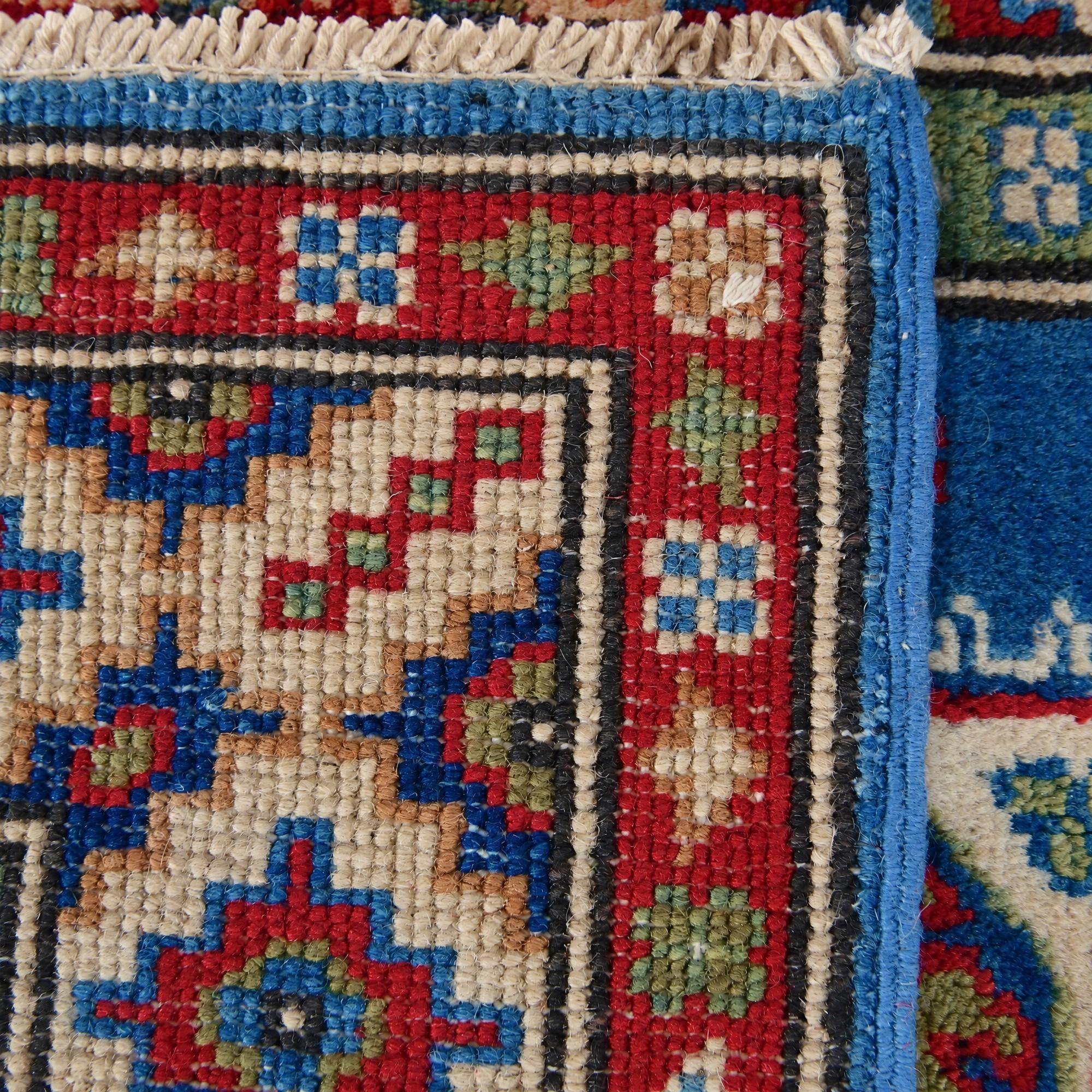 80cm x 125cm Hand Knotted Kazak Rug