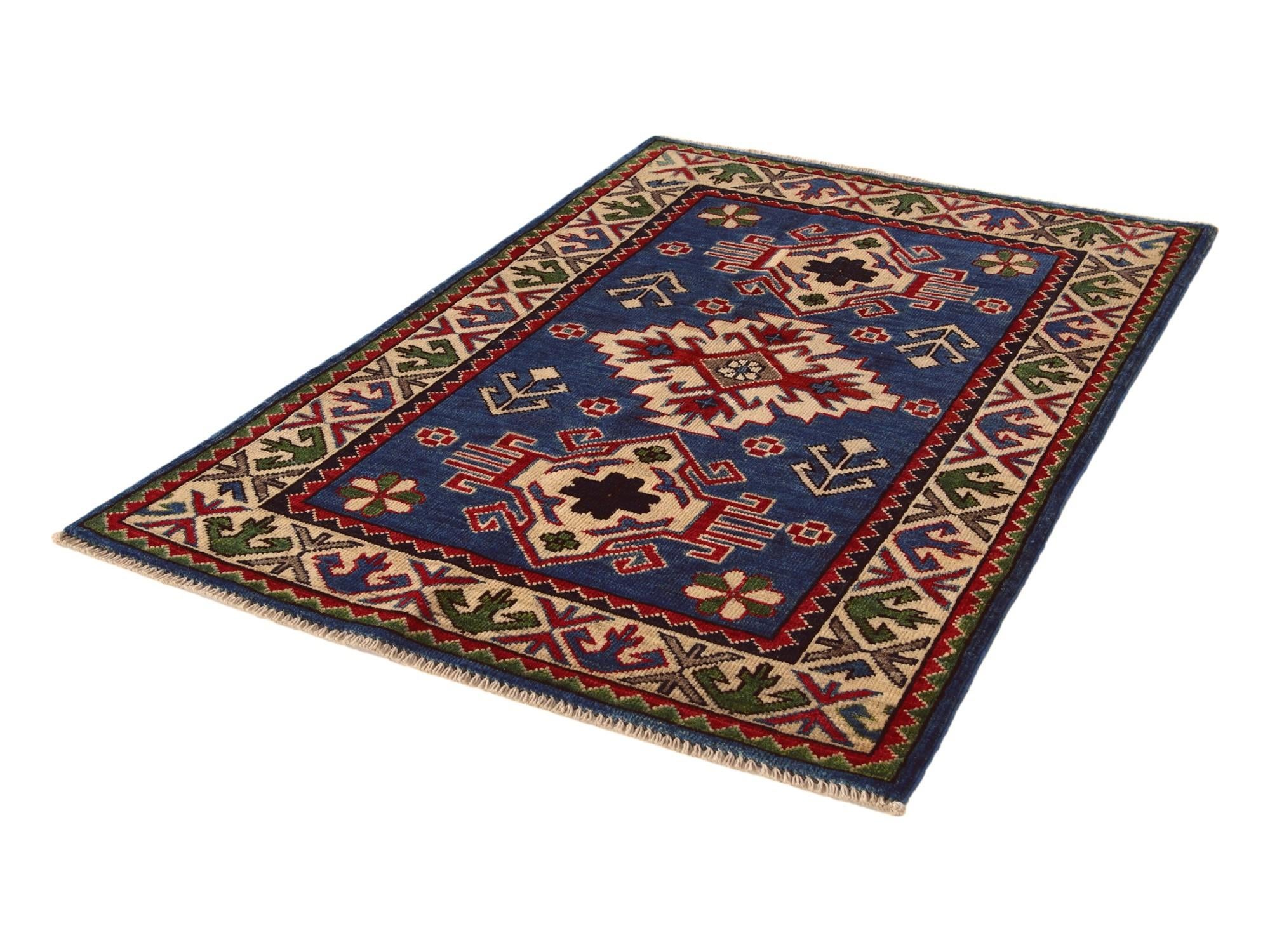 2' 9 x 4' 2 Hand Knotted Kazak Rug