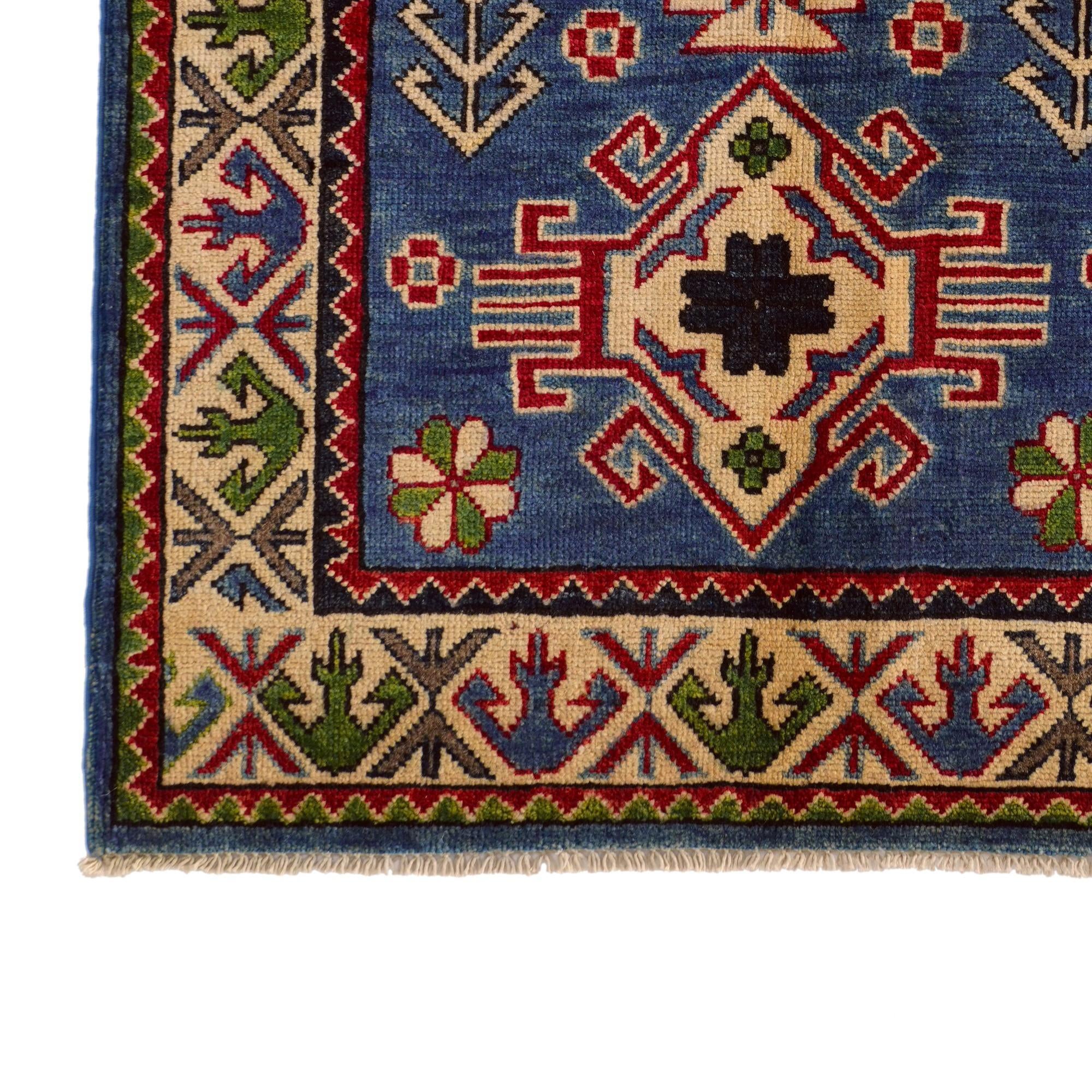 2' 9 x 4' 2 Hand Knotted Kazak Rug
