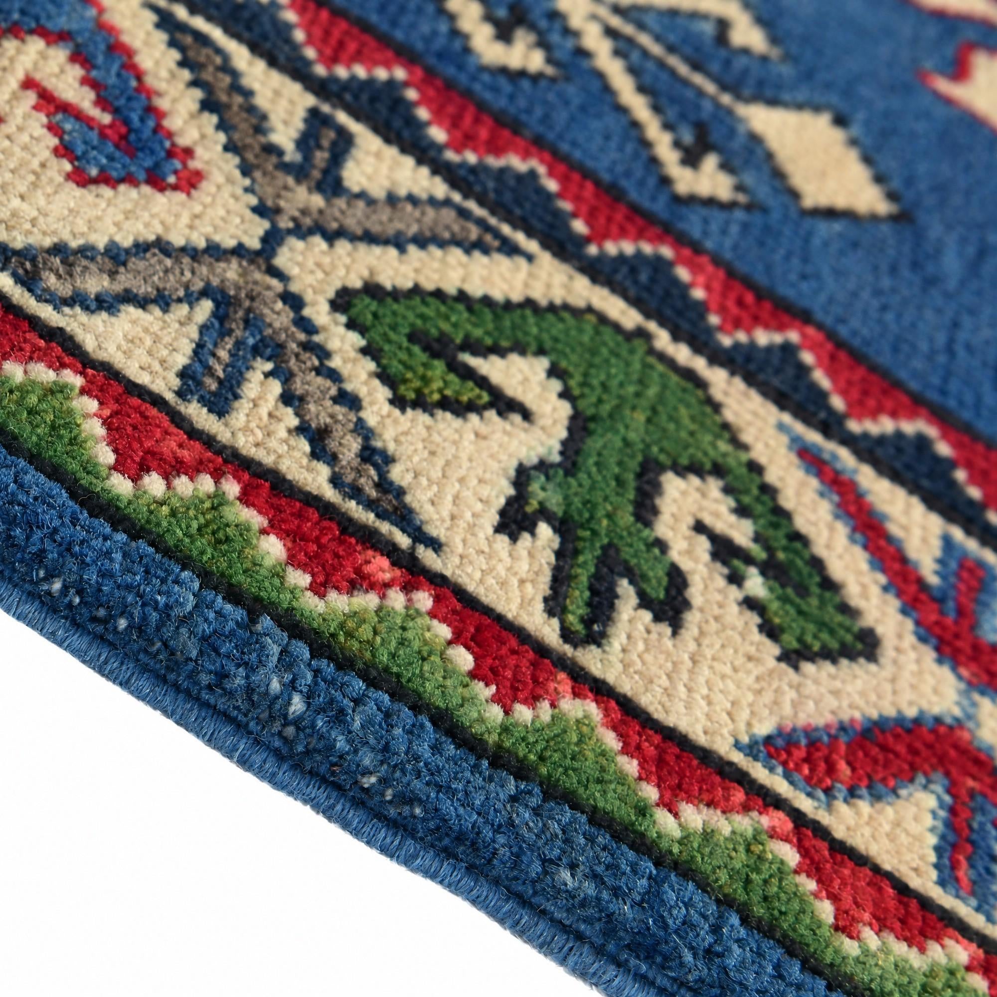 85cm x 125cm Hand Knotted Kazak Rug