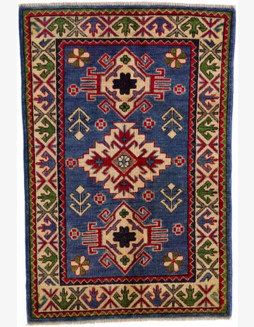 2' 9 x 4' 2 Hand Knotted Kazak Rug