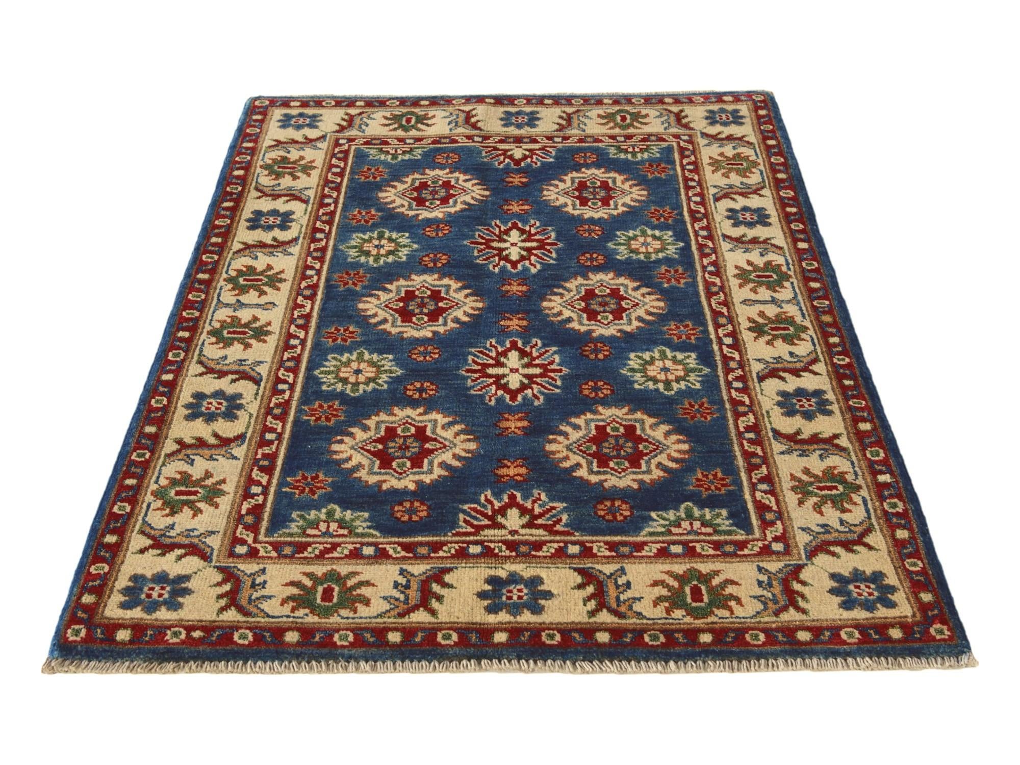 2' 8 x 4' Hand Knotted Kazak Rug