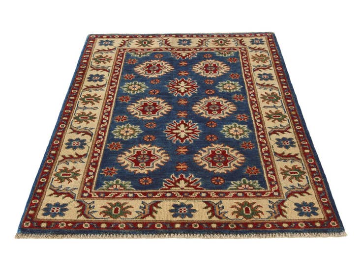 Detail image of 2' 8 x 4' Hand Knotted Kazak Rug