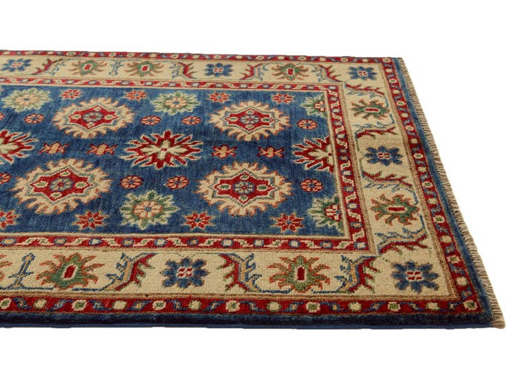 Detail image of 2' 8 x 4' Hand Knotted Kazak Rug