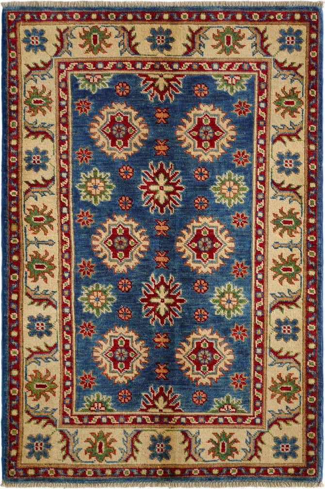 2' 8 x 4' Hand Knotted Kazak Rug