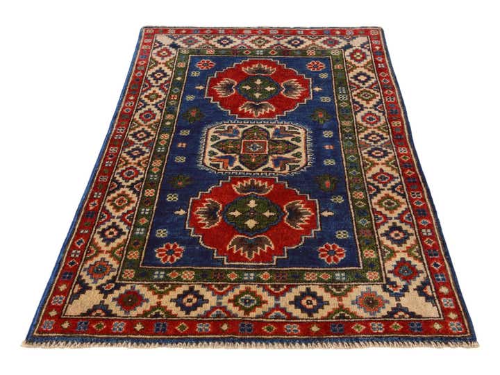2' 6 x 4' 2 Hand Knotted Kazak Rug