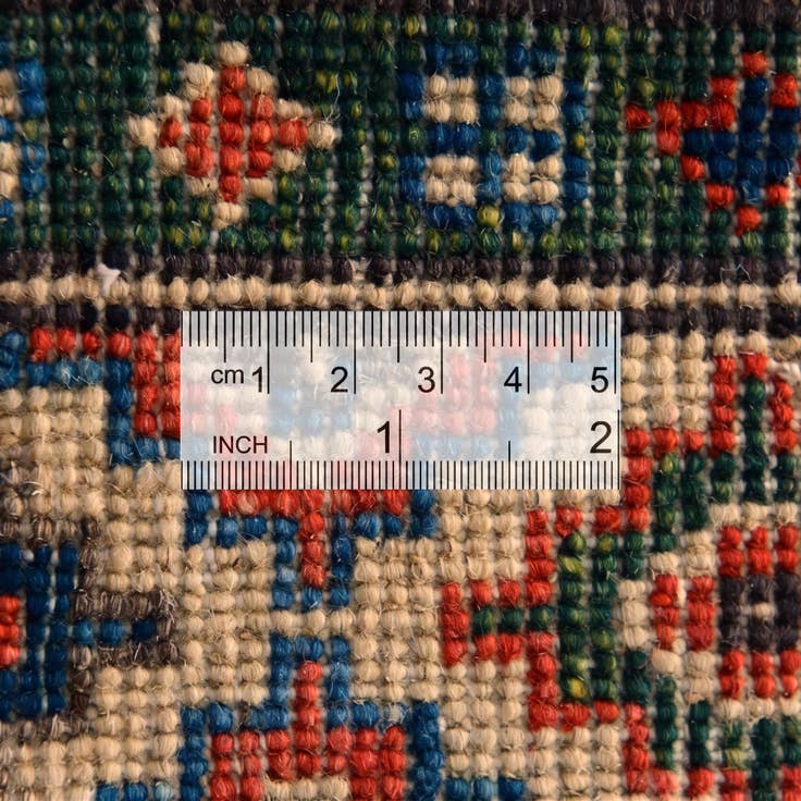 Detail image of 2' 6 x 4' 2 Hand Knotted Kazak Rug