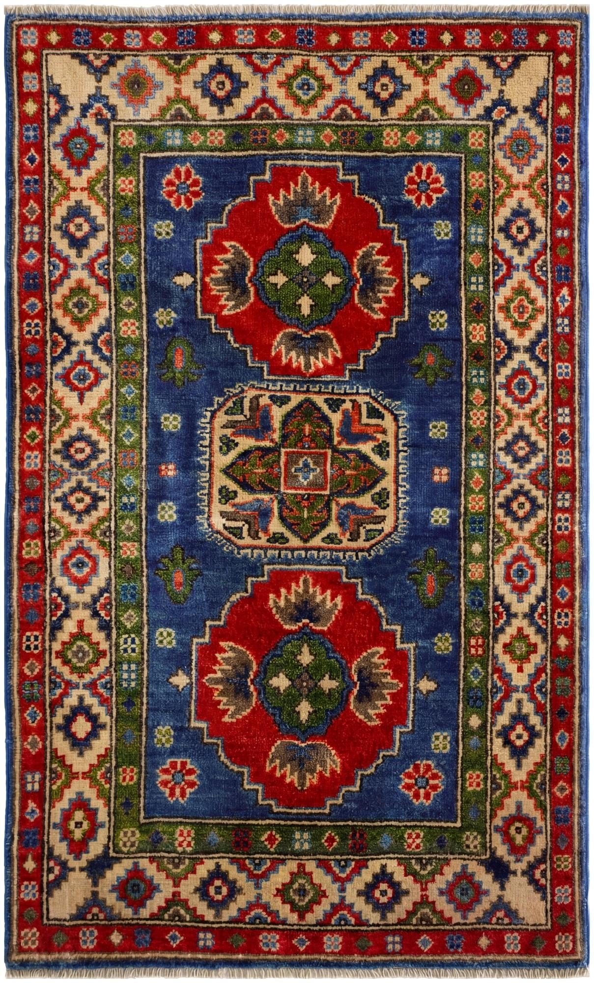 2' 6 x 4' 2 Hand Knotted Kazak Rug