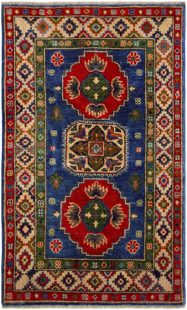 2' 6 x 4' 2 Hand Knotted Kazak Rug