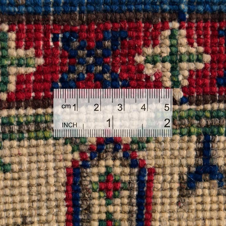 Detail image of 2' 9 x 3' 11 Hand Knotted Kazak Rug