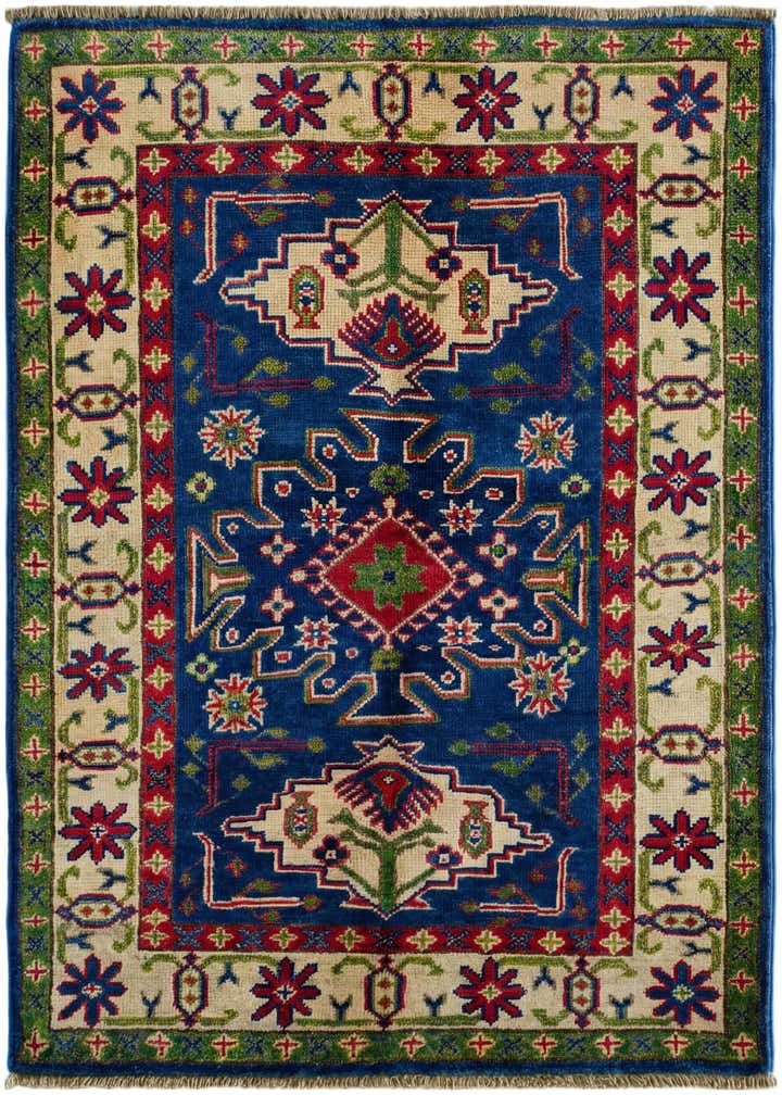 2' 9 x 3' 11 Hand Knotted Kazak Rug