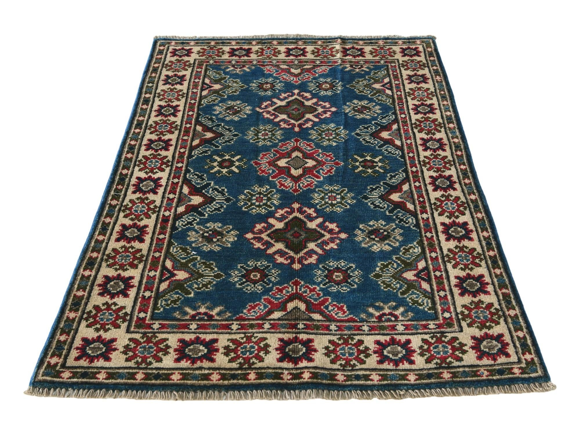 2' 6 x 3' 11 Hand Knotted Kazak Rug