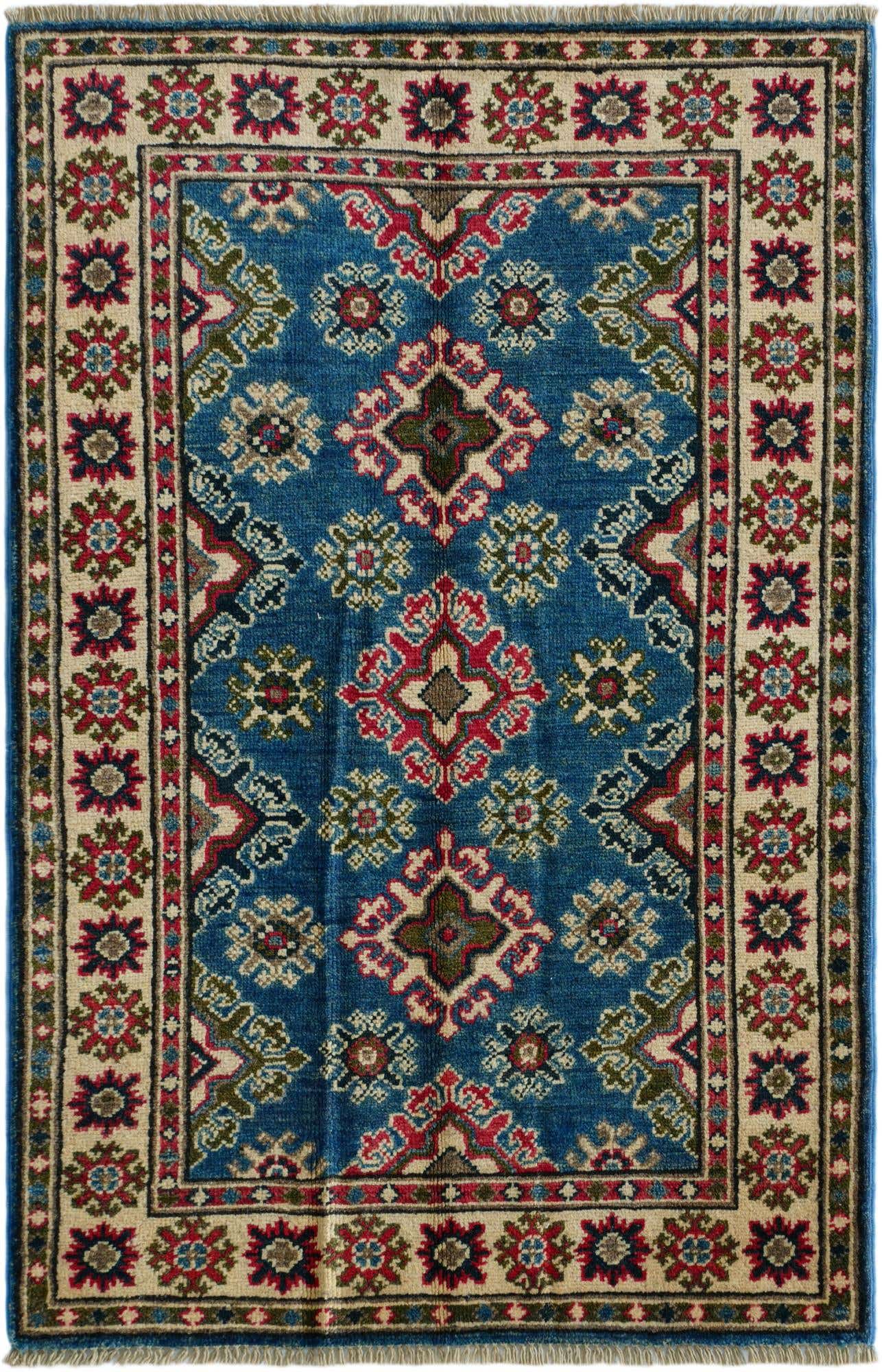 2' 6 x 3' 11 Hand Knotted Kazak Rug