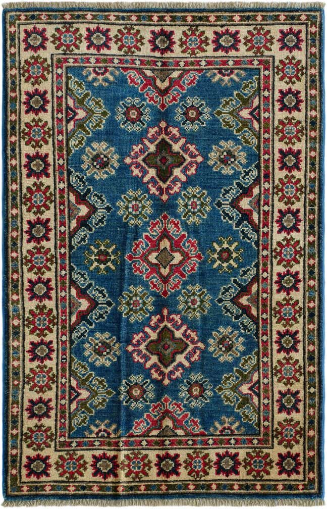 2' 6 x 3' 11 Hand Knotted Kazak Rug