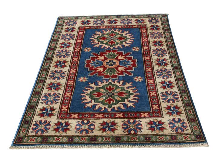 2' 7 x 4' 1 Hand Knotted Kazak Rug