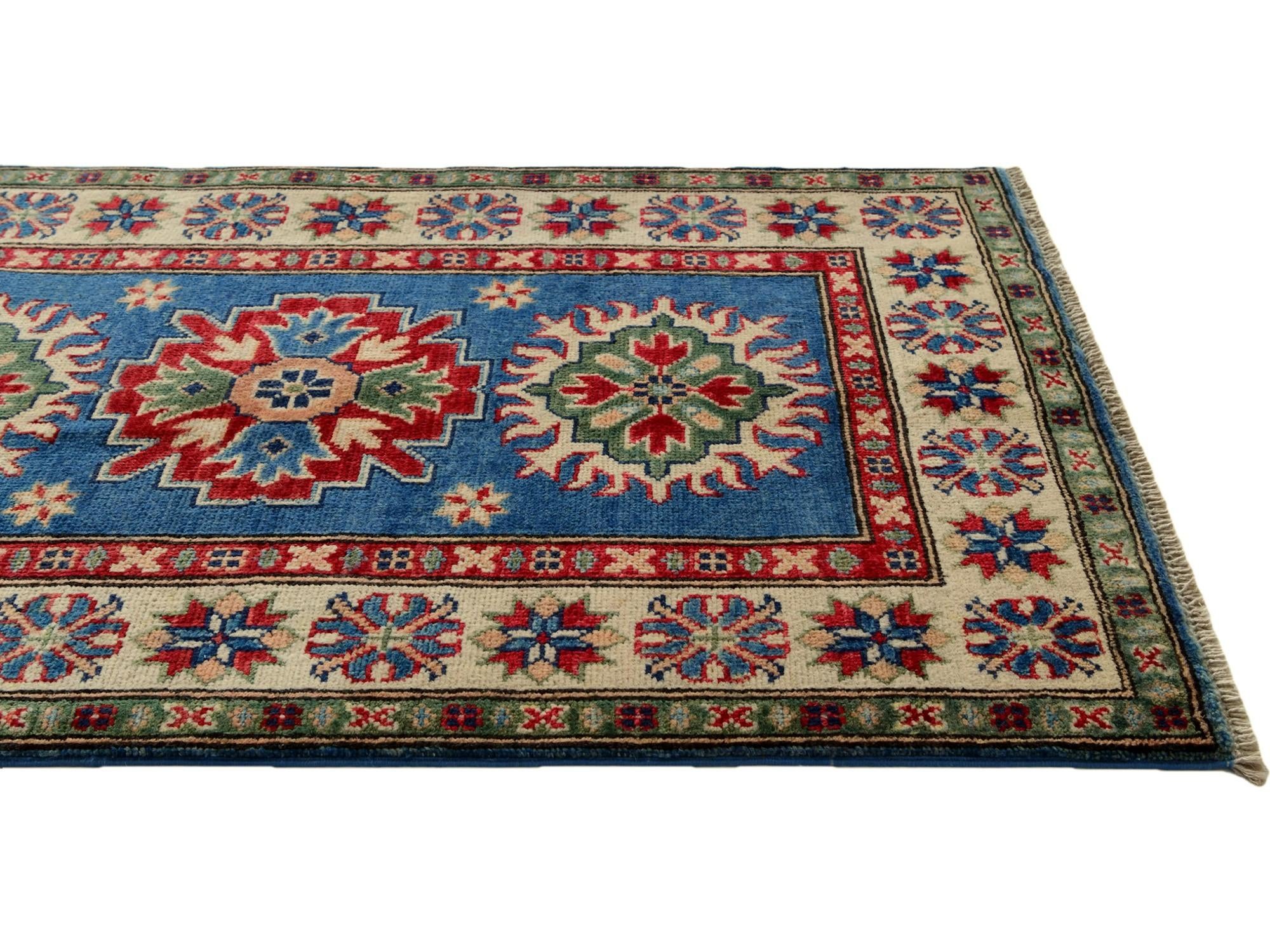 2' 7 x 4' 1 Hand Knotted Kazak Rug