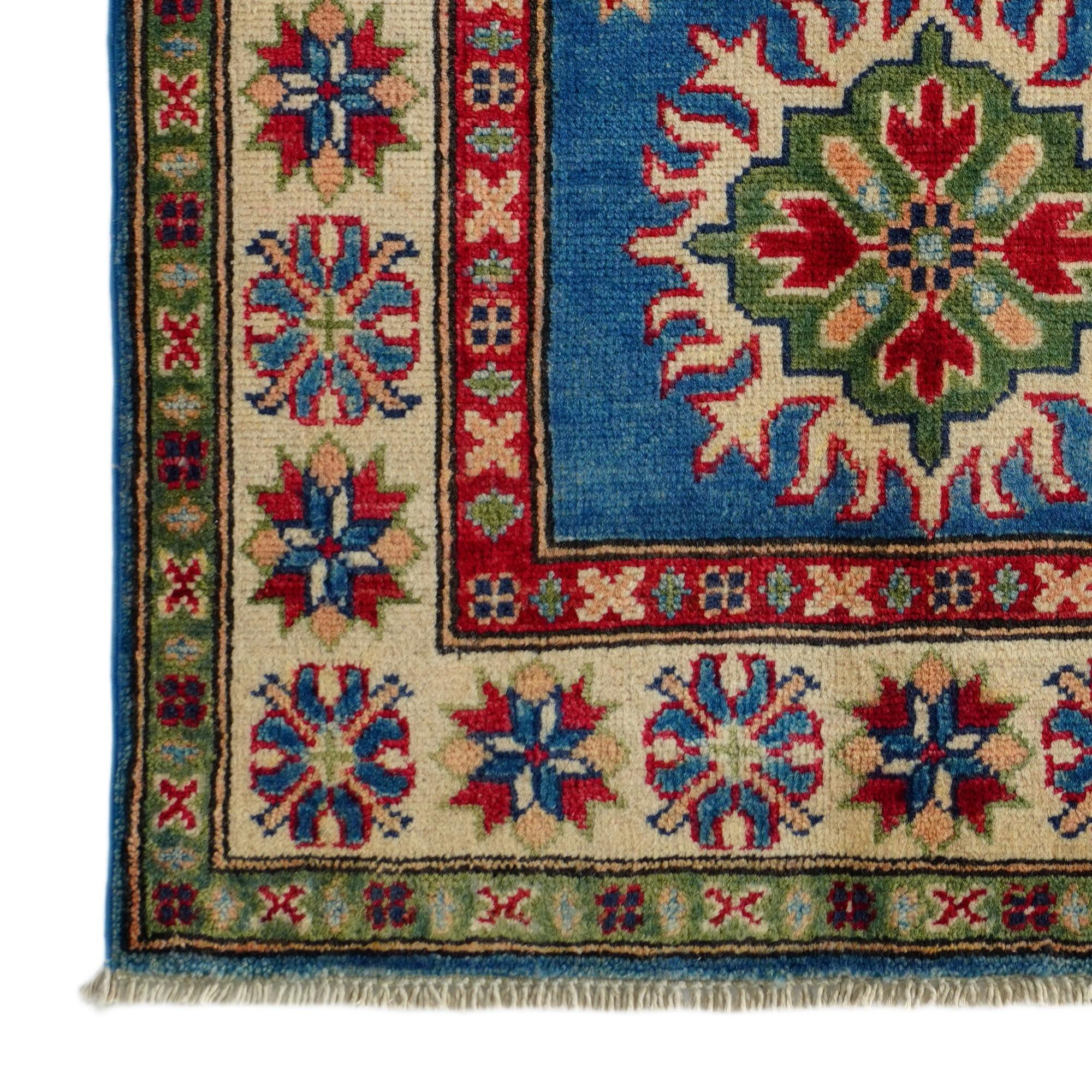 2' 7 x 4' 1 Hand Knotted Kazak Rug