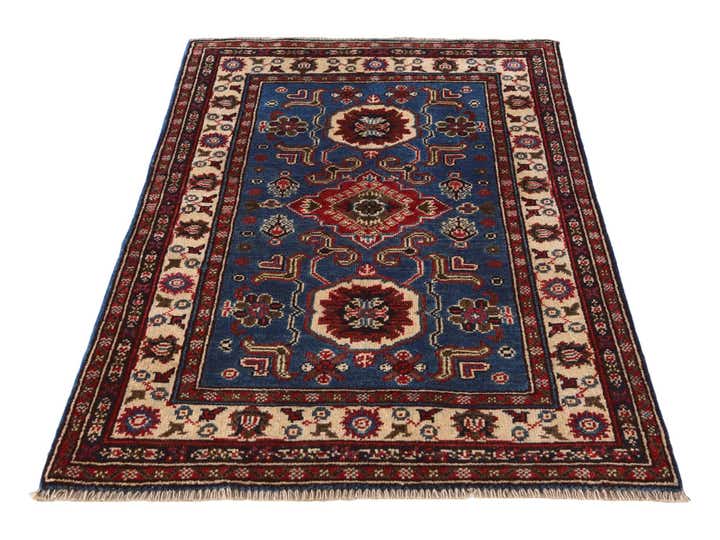2' 8 x 4' Hand Knotted Kazak Rug