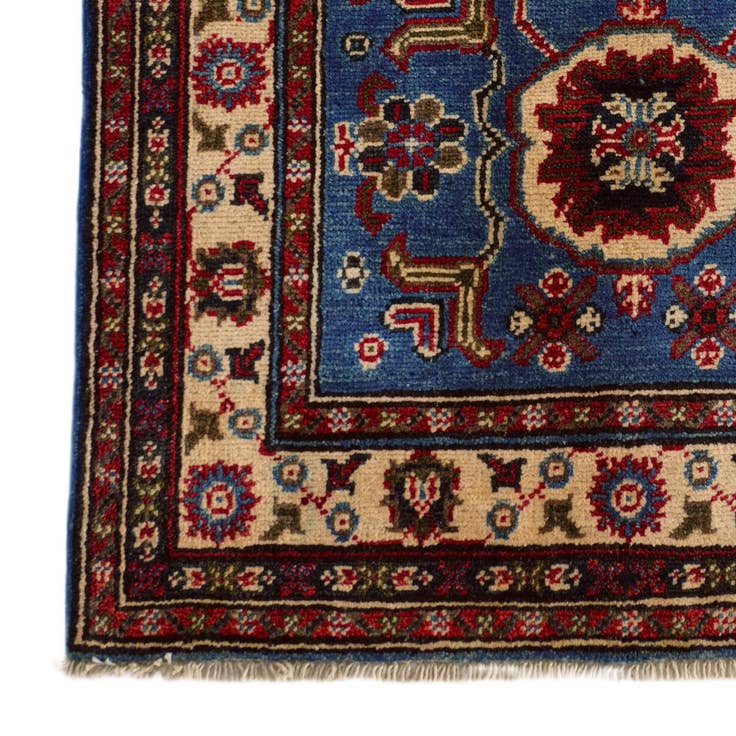 Detail image of 2' 8 x 4' Hand Knotted Kazak Rug