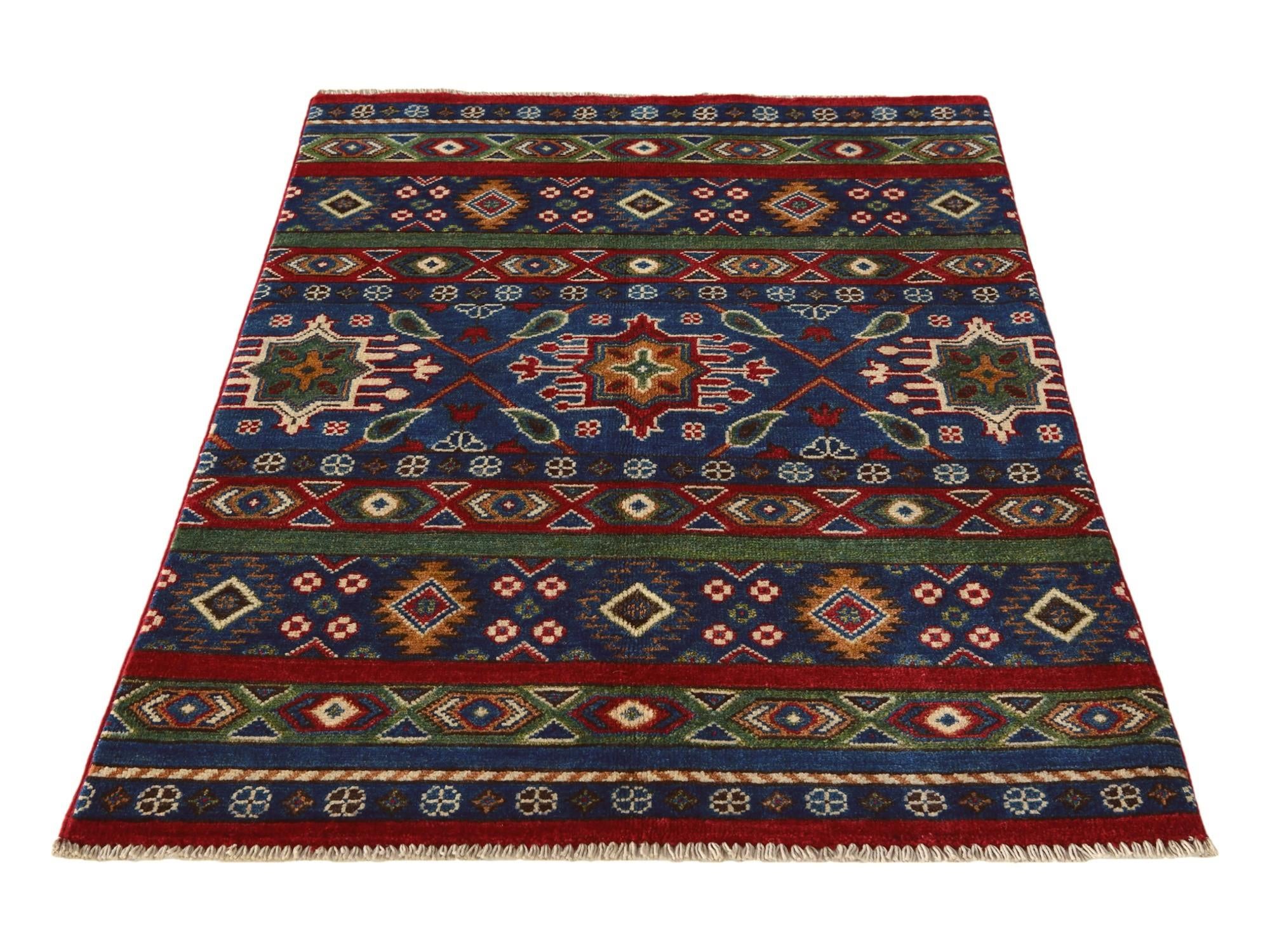 2' 9 x 4' 1 Hand Knotted Kazak Rug