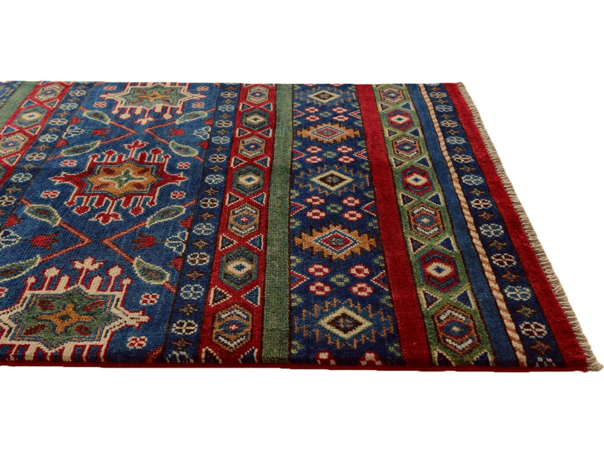 2' 9 x 4' 1 Hand Knotted Kazak Rug