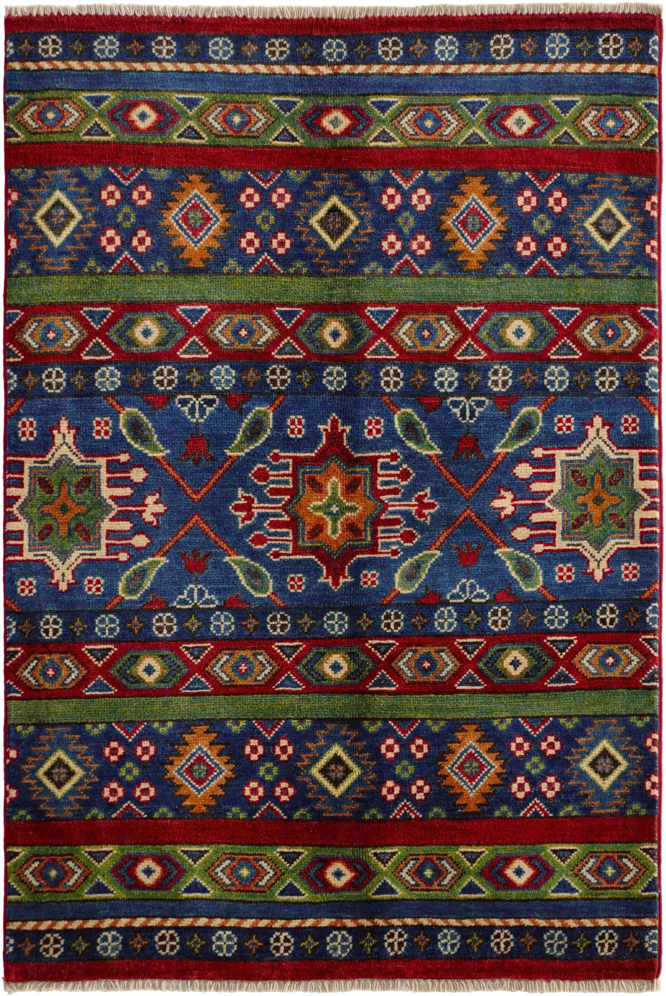 2' 9 x 4' 1 Hand Knotted Kazak Rug