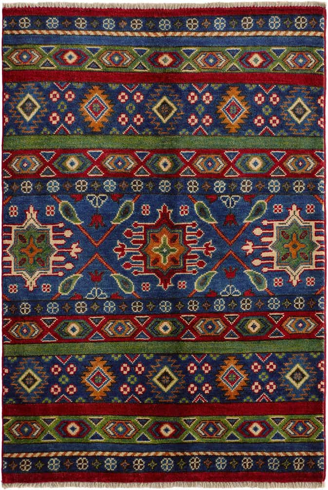 2' 9 x 4' 1 Hand Knotted Kazak Rug