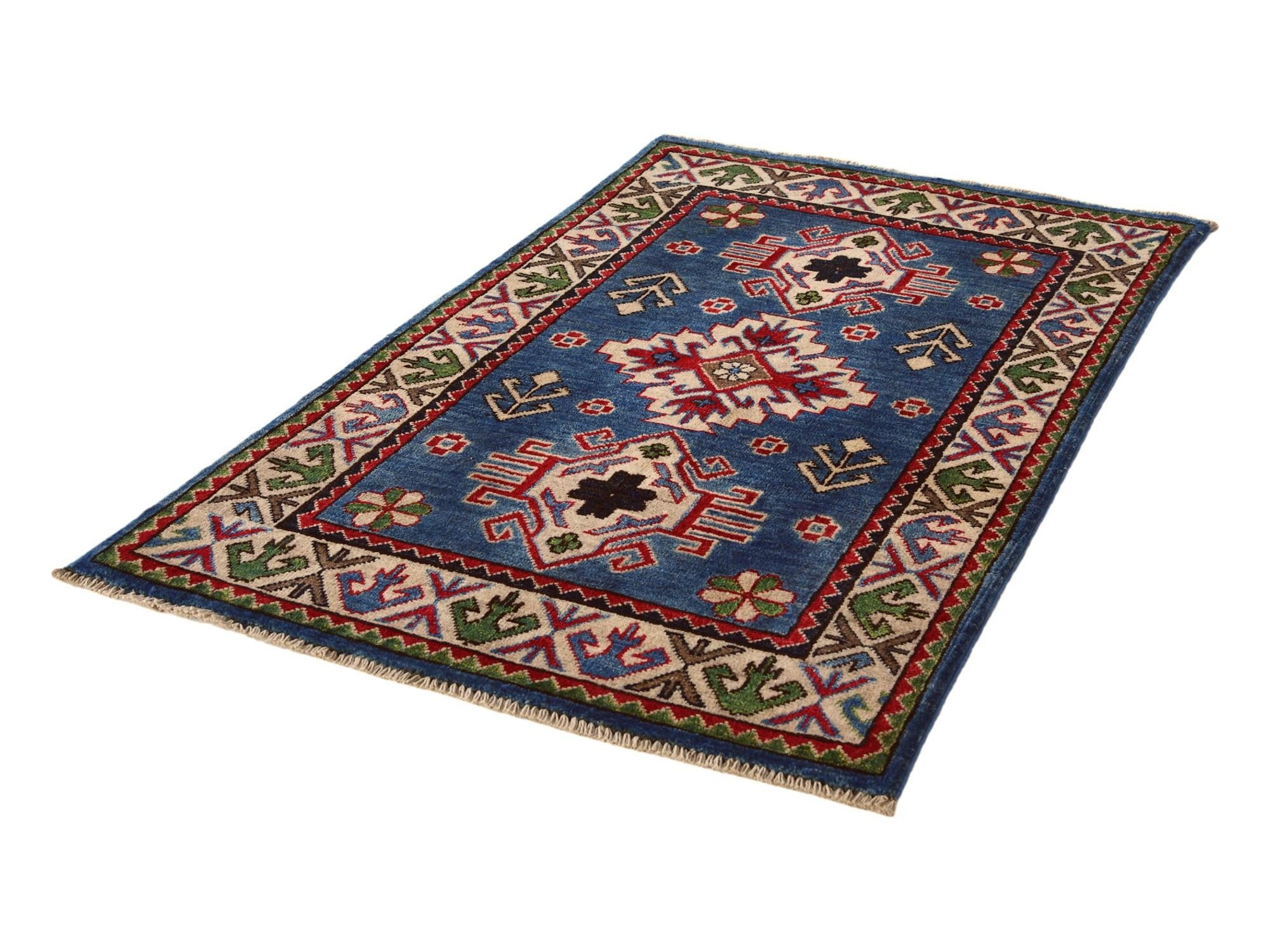 2' 7 x 4' 2 Hand Knotted Kazak Rug
