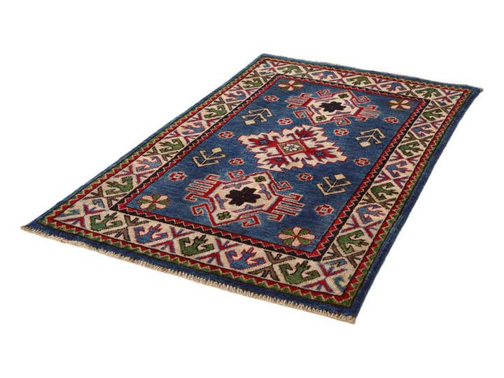 2' 7 x 4' 2 Hand Knotted Kazak Rug