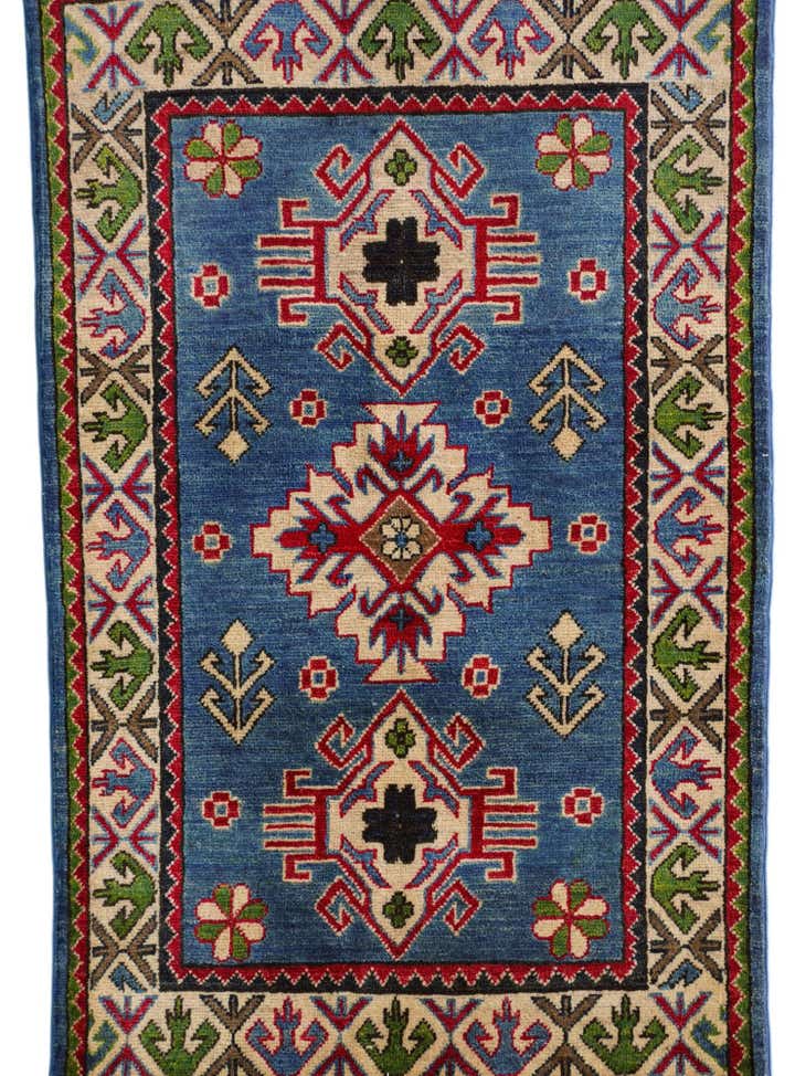 2' 7 x 4' 2 Hand Knotted Kazak Rug