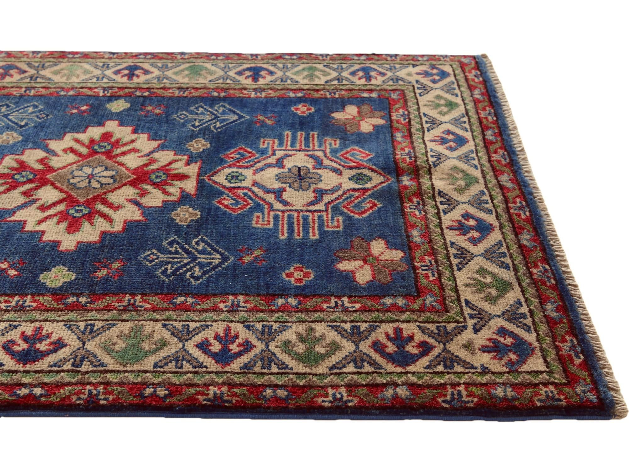 2' 11 x 4' 1 Hand Knotted Kazak Rug