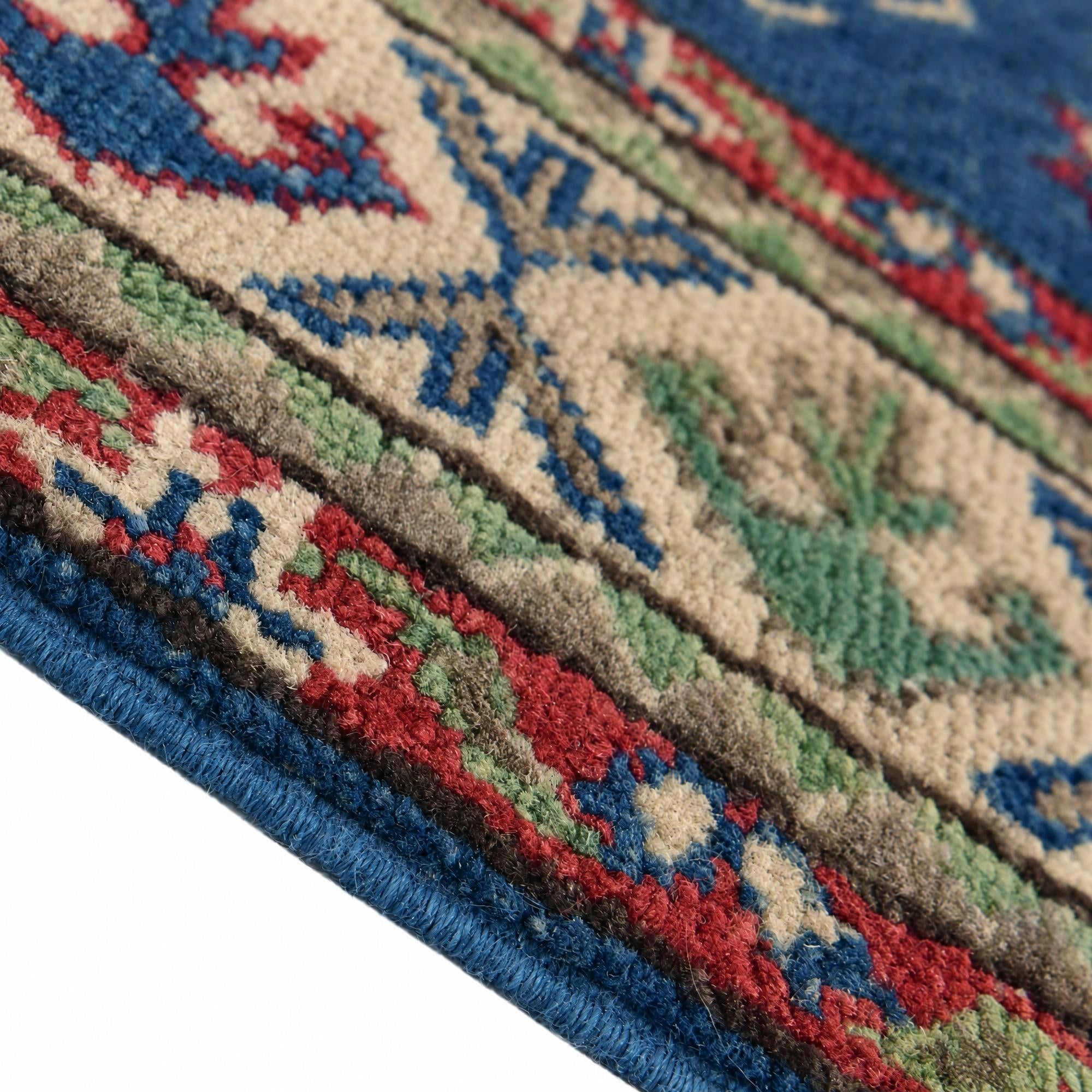 90cm x 125cm Hand Knotted Kazak Rug