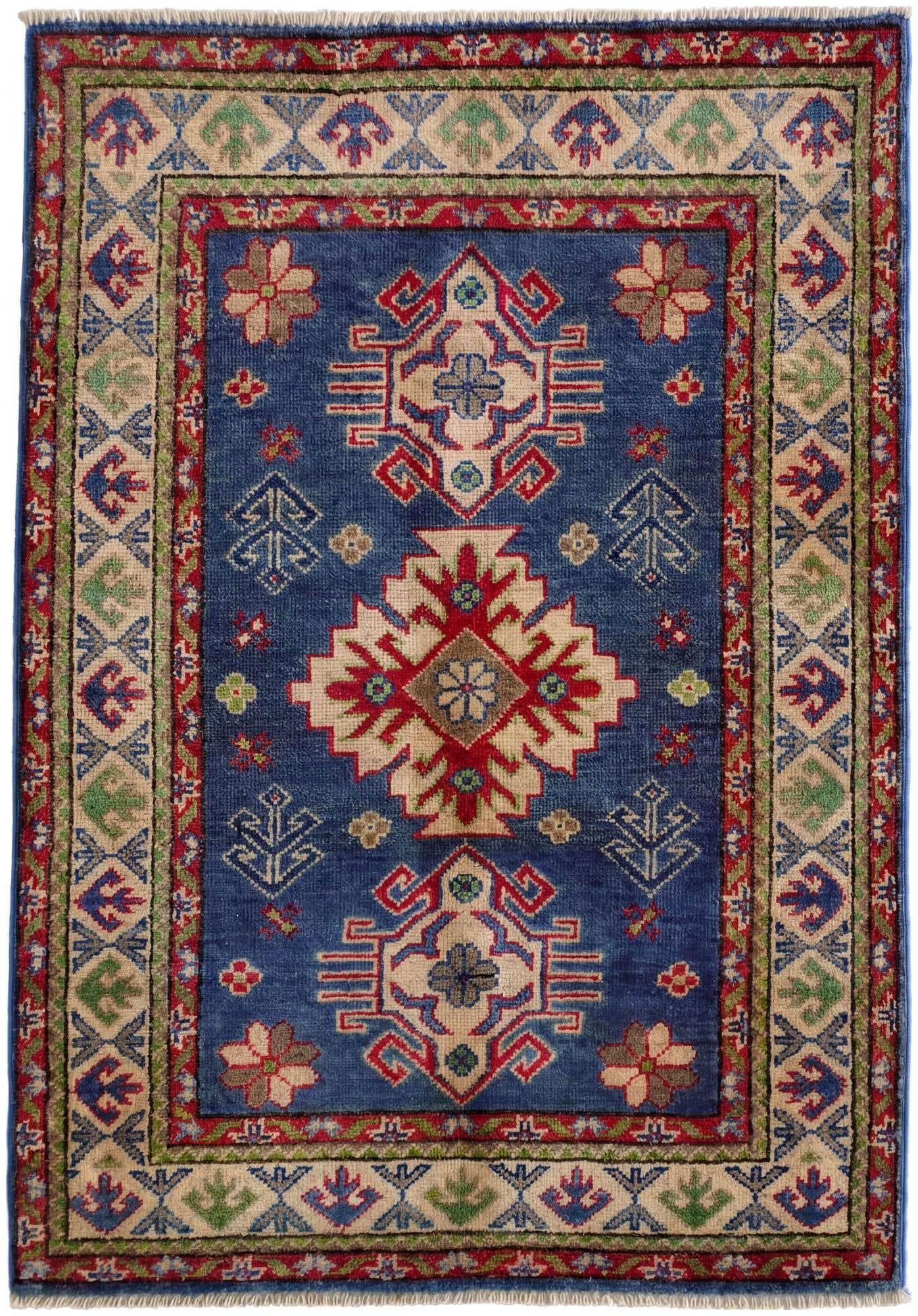 2' 11 x 4' 1 Hand Knotted Kazak Rug