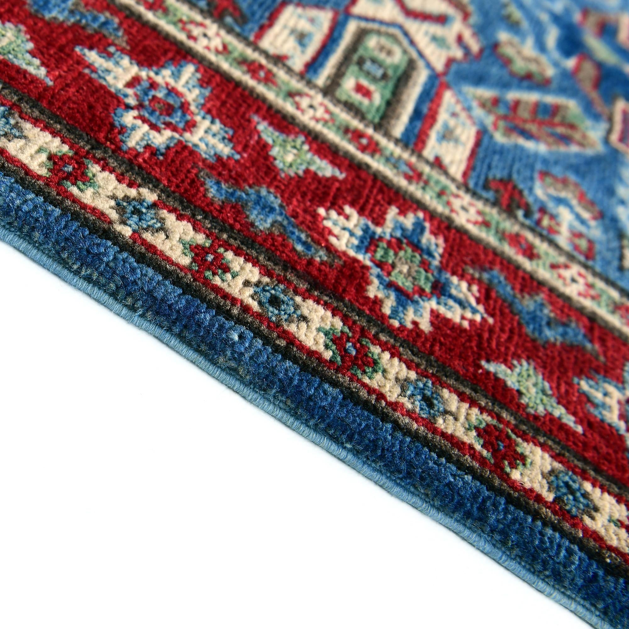 75cm x 120cm Hand Knotted Kazak Rug