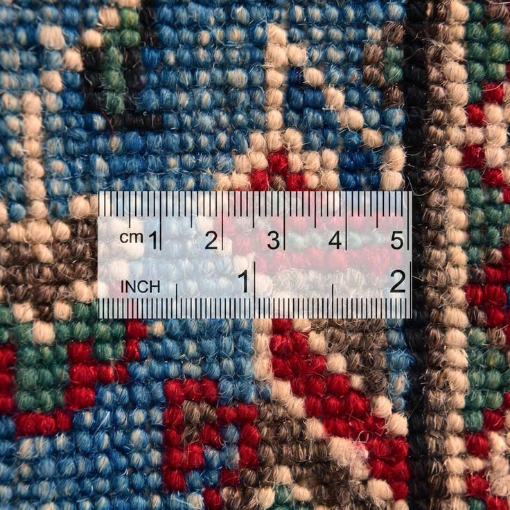 Detail image of 2' 6 x 4' Hand Knotted Kazak Rug