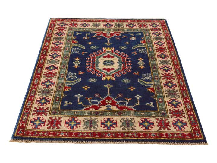 2' 9 x 3' 10 Hand Knotted Kazak Rug