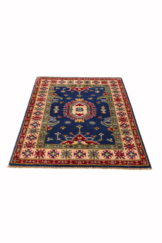 Detail image of 2' 9 x 3' 10 Hand Knotted Kazak Rug