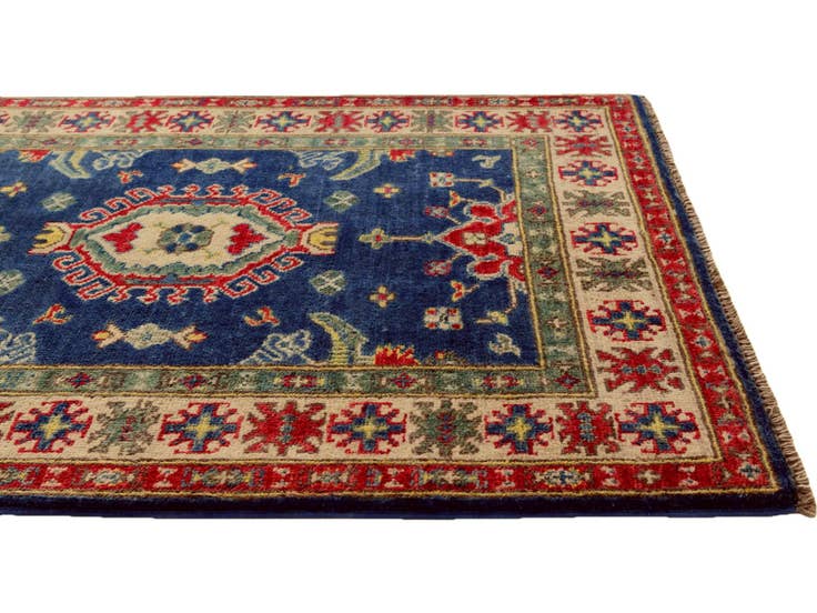 Detail image of 2' 9 x 3' 10 Hand Knotted Kazak Rug