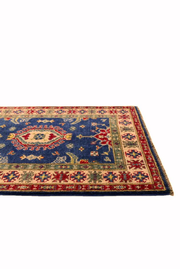 Detail image of 2' 9 x 3' 10 Hand Knotted Kazak Rug