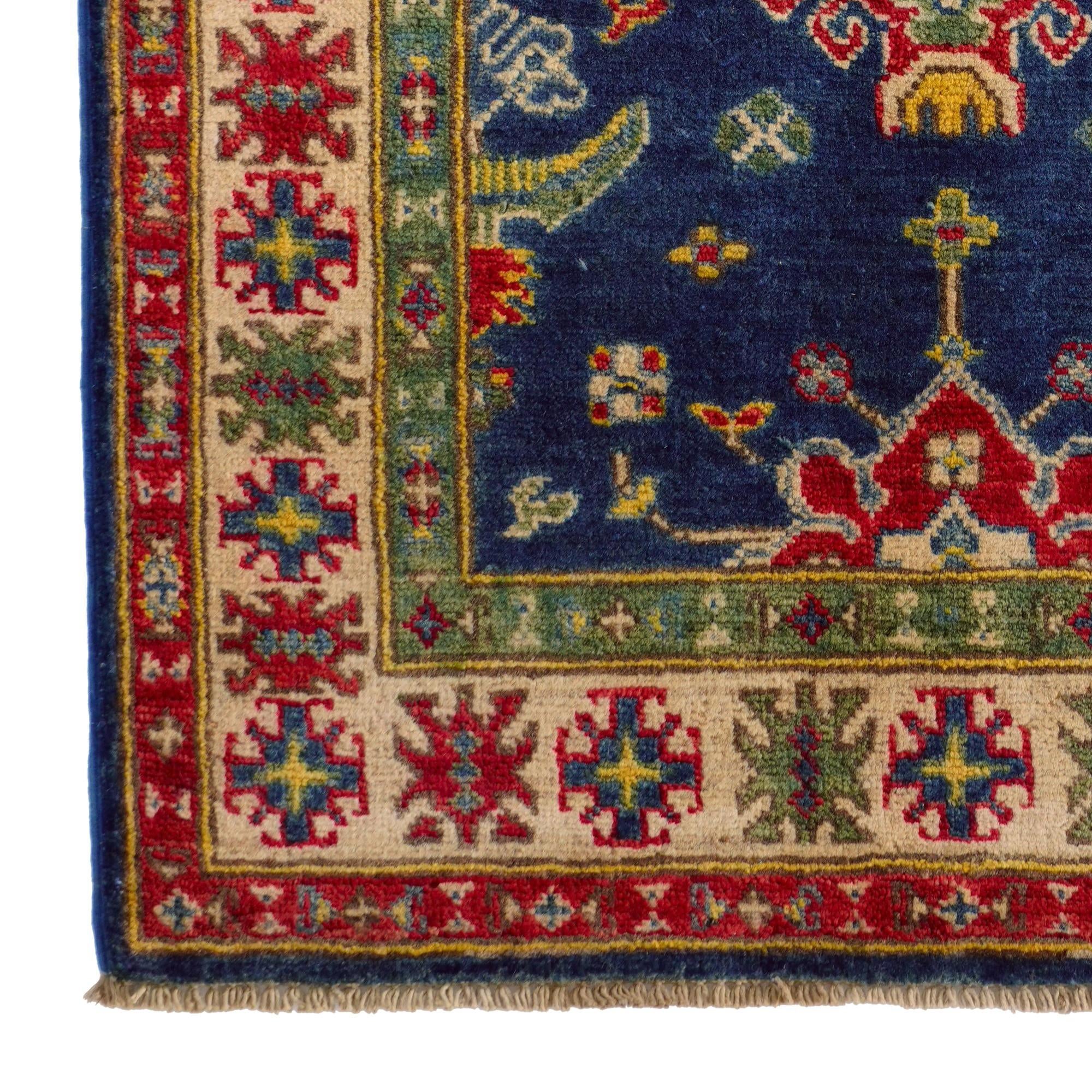 2' 9 x 3' 10 Hand Knotted Kazak Rug