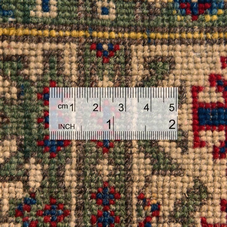 Detail image of 2' 9 x 3' 10 Hand Knotted Kazak Rug