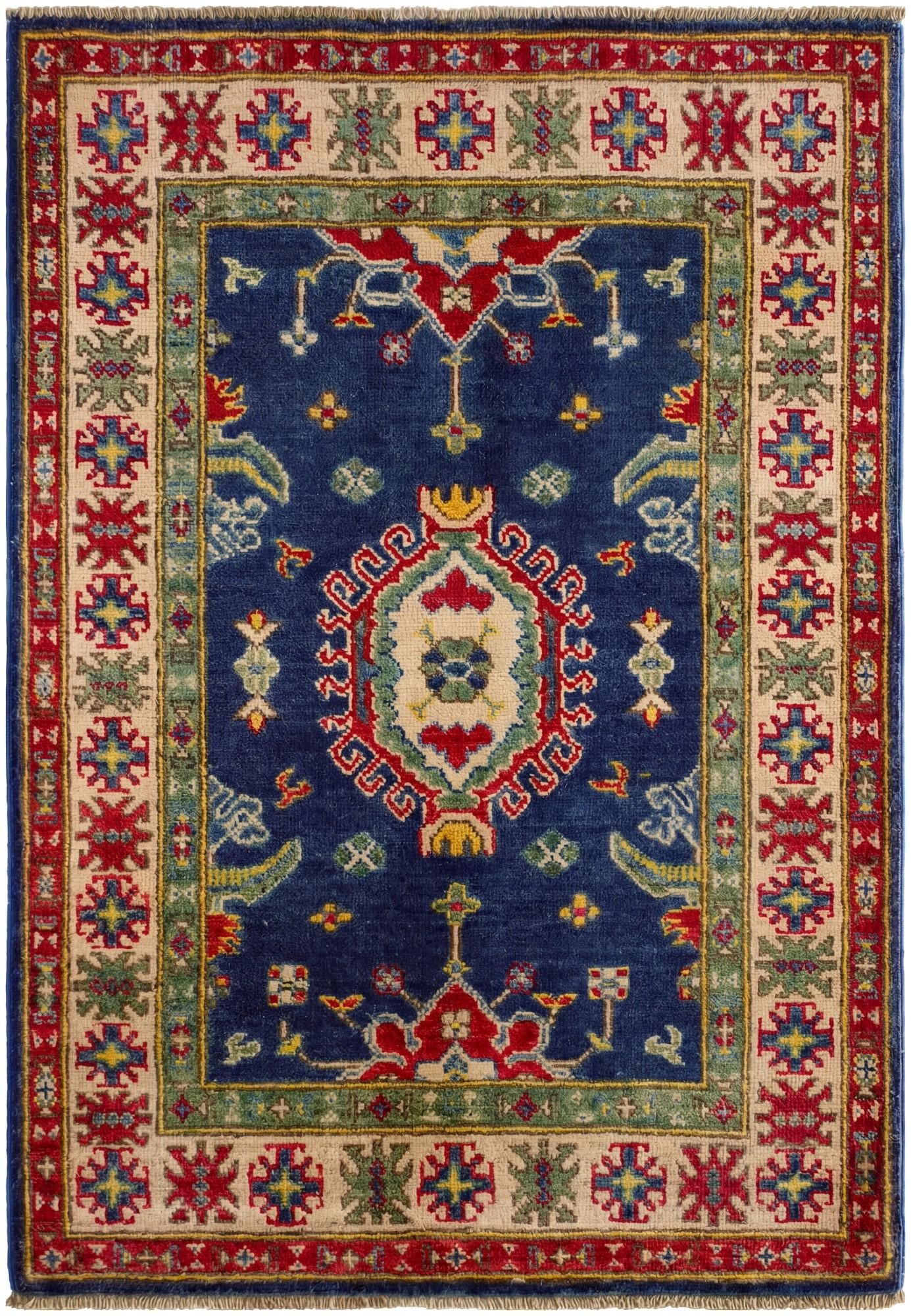 2' 9 x 3' 10 Hand Knotted Kazak Rug