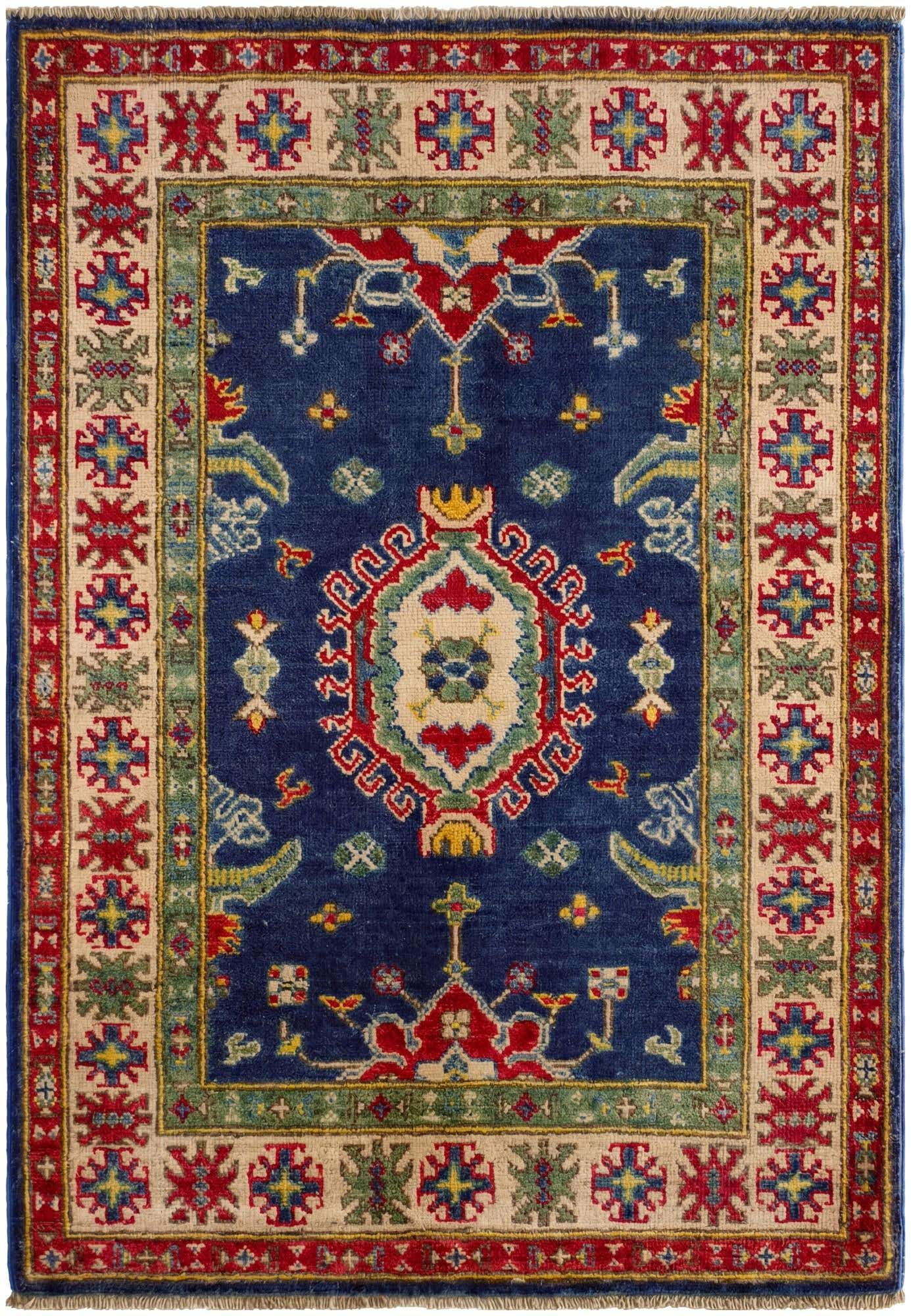 2' 9 x 3' 10 Hand Knotted Kazak Rug
